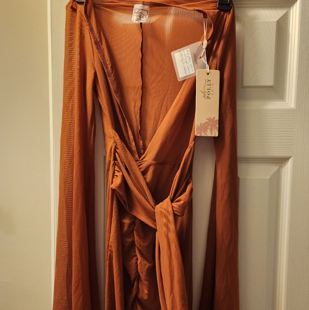 NWT Oh Polly swimsuit beach coverup dress